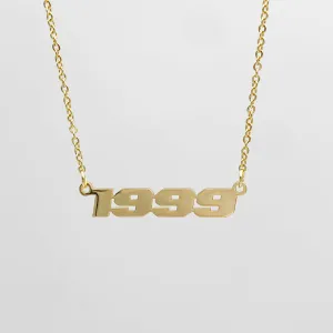 Birth Year Action Necklace