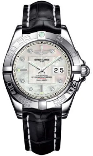 Breitling - Galactic 41 Stainless Steel - Croco Strap