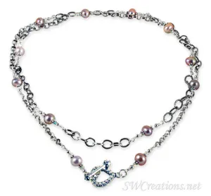 Chain of Circumstance Pearl Twist Necklace