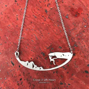 Climber Stainless Steel Necklace