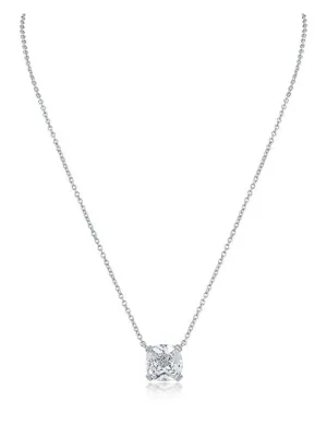 Cushion CZ Pedant Necklace