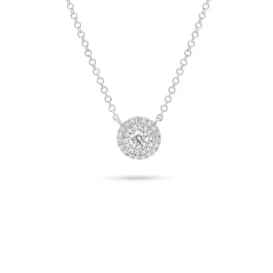 Diamond Double Halo Necklace