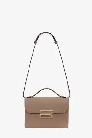 Dorian Bag In Dove Grey Grained Leather