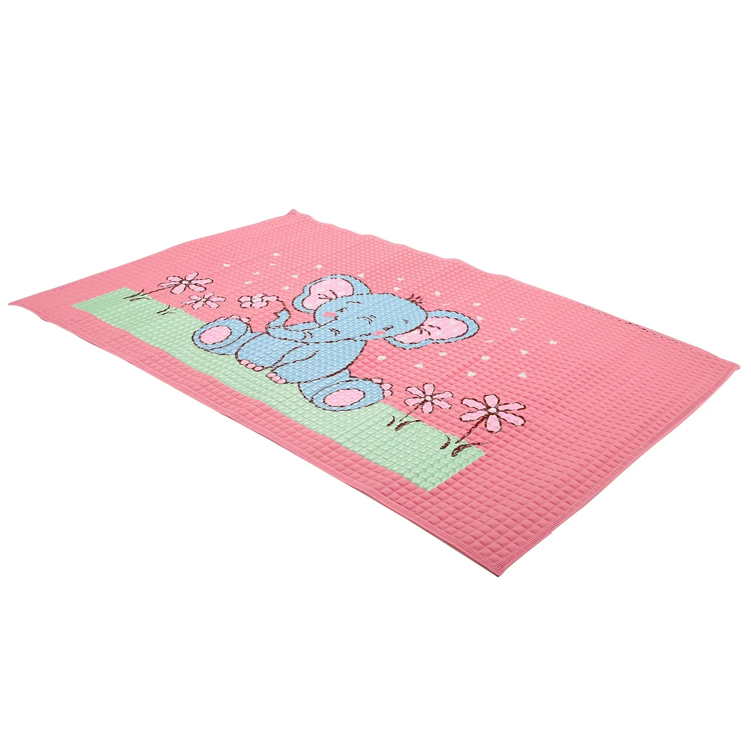 Elephant Pink And Blue Massage Mat