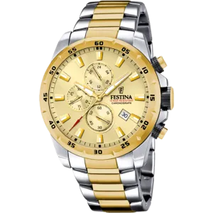 Festina Chrono Sport Stainless Steel Chronograph Mens Watch I Model F20562/1 Quartz Movement