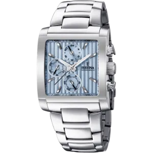 Festina Timeless Chronograph Stainless Steel Chronograph Mens Watch I Model F20423/1 Quartz Movement