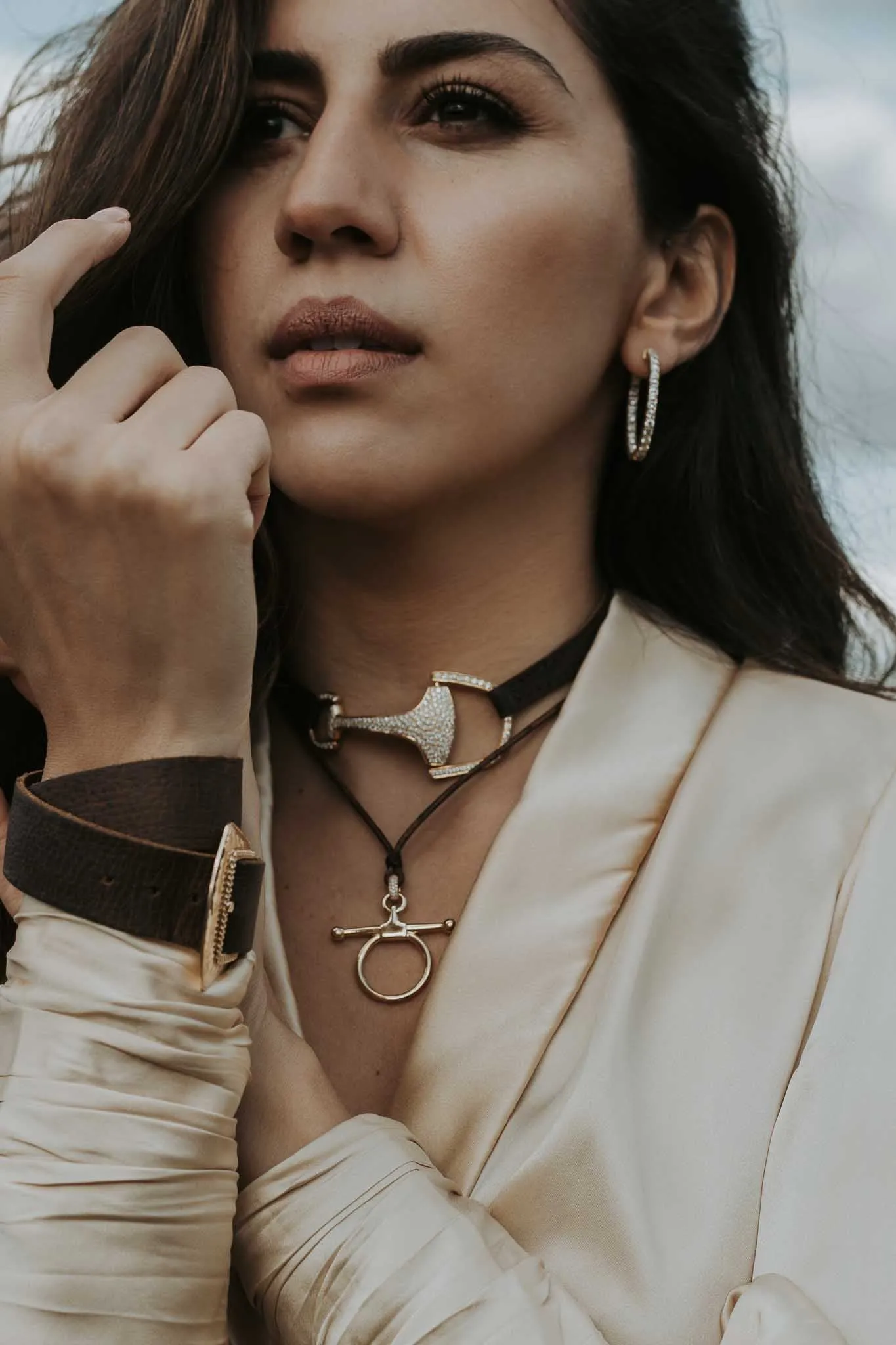 Gold Diamond Montana Wrap | Choker & Bracelet