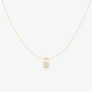 Mine Lock Diamond Necklace