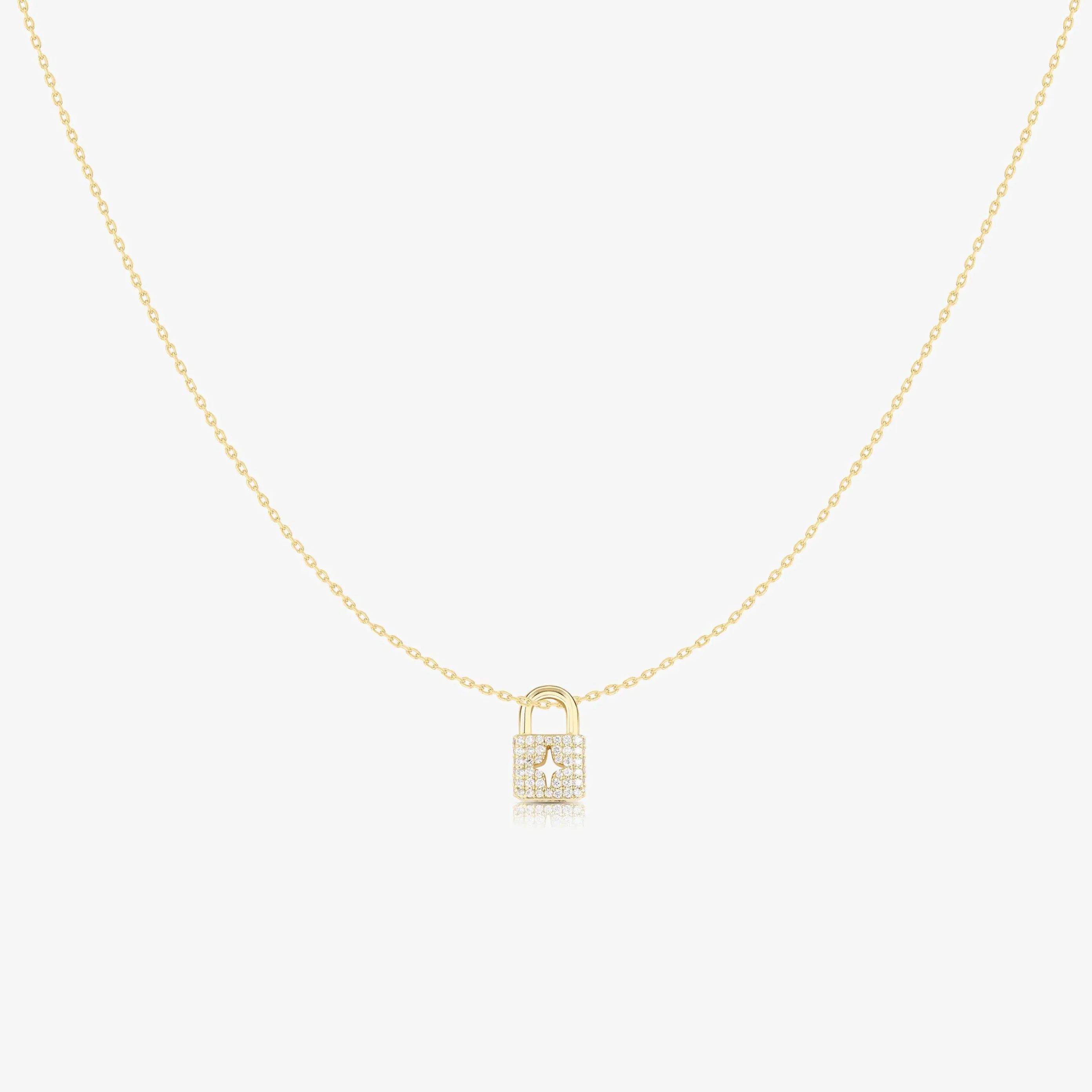 Mine Lock Diamond Necklace