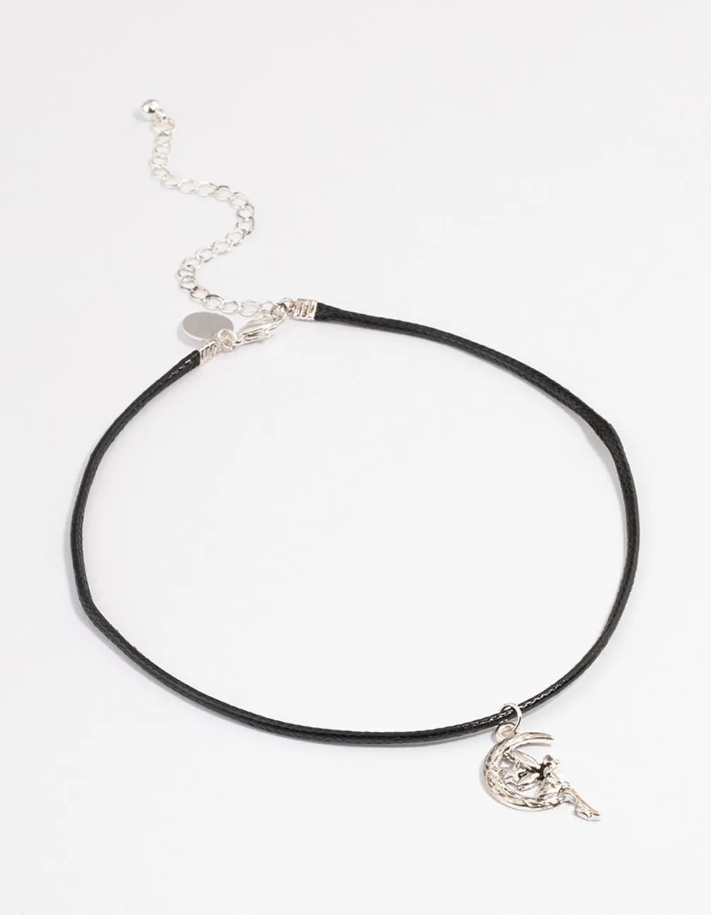 Silver Fairy Moon Choker