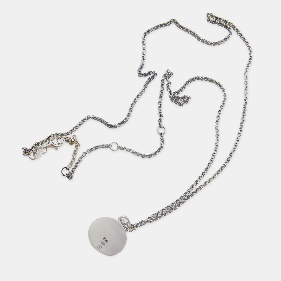 Silver Minimal Hallmark Necklace