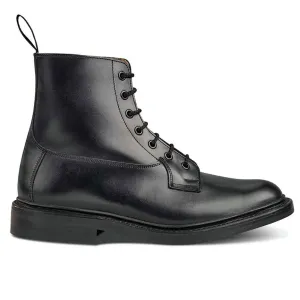 TRICKER'S Burford Boots - Mens Dainite or Leather Sole - Black Calf