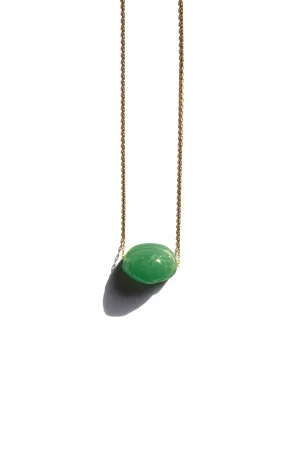 Turtur — Jade stone pendant necklace