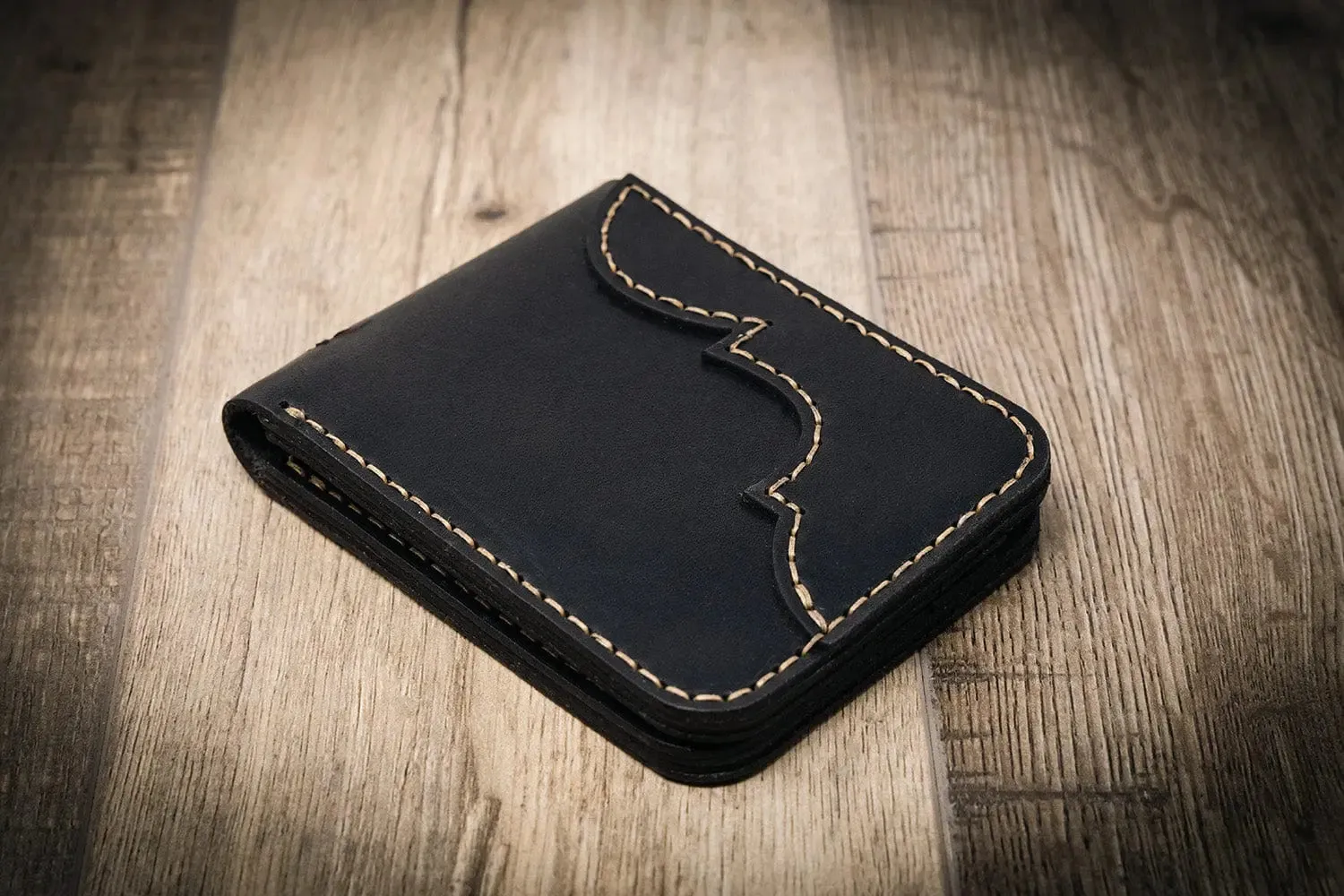 Western Bifold Wallet -  Black